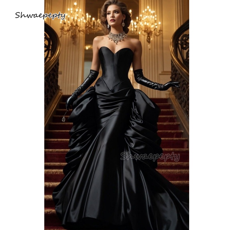 Victorian Women'S Formal Wear - Gaun Prom Putri Duyung Victoria Antik