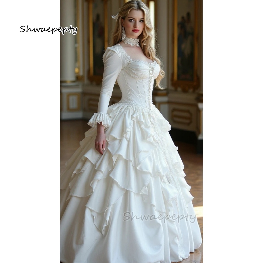 Victorian Women'S Formal Wear - Gaun pernikahan Victoria antik gaun pengantin