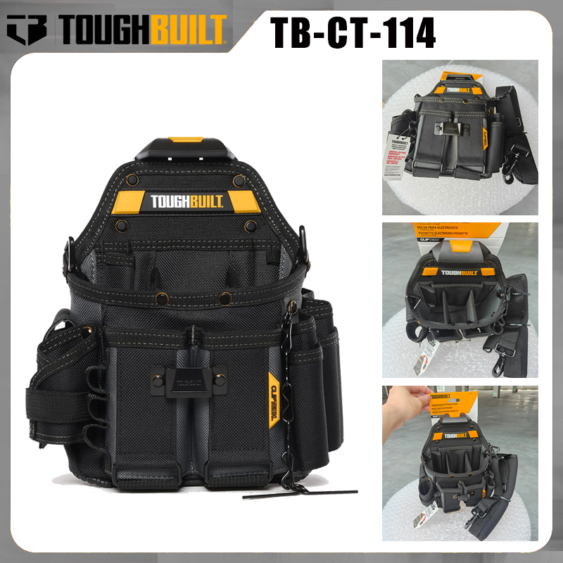 Shoulder Bag Structured - TOUGHBUILT TB-CT-114 Tas Alat Elektrik ClipTech
