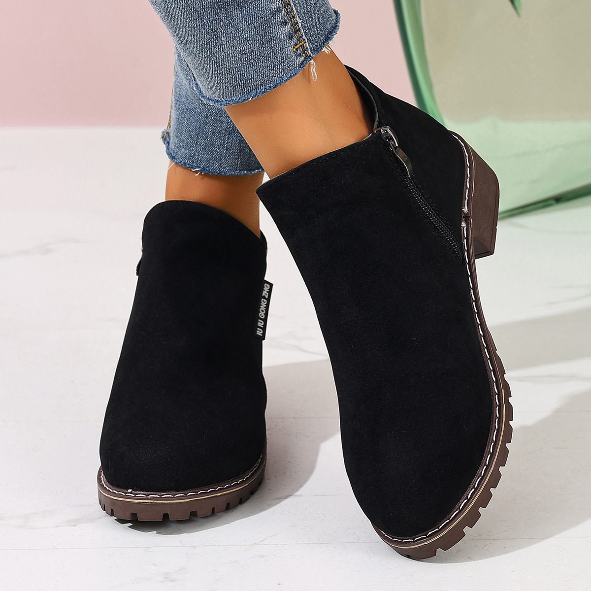 Sepatu Bot Wanita Musim Gugur  - Women Formal Wear Heels ulasan dan harga