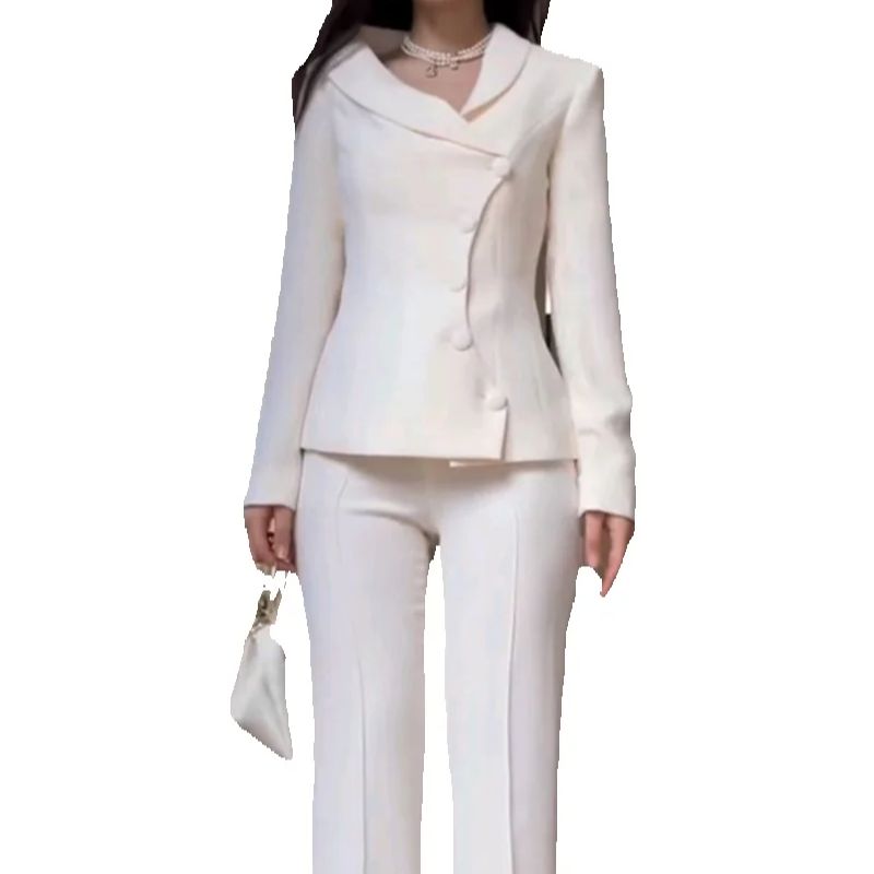 Setelan Wanita Kulit Putih Set - Women Formal Wear Coat ulasan dan harga