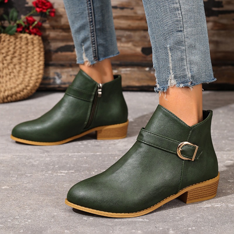 Sepatu Boots Wanita Musim Gugu - Women Formal Wear Heels ulasan dan harga