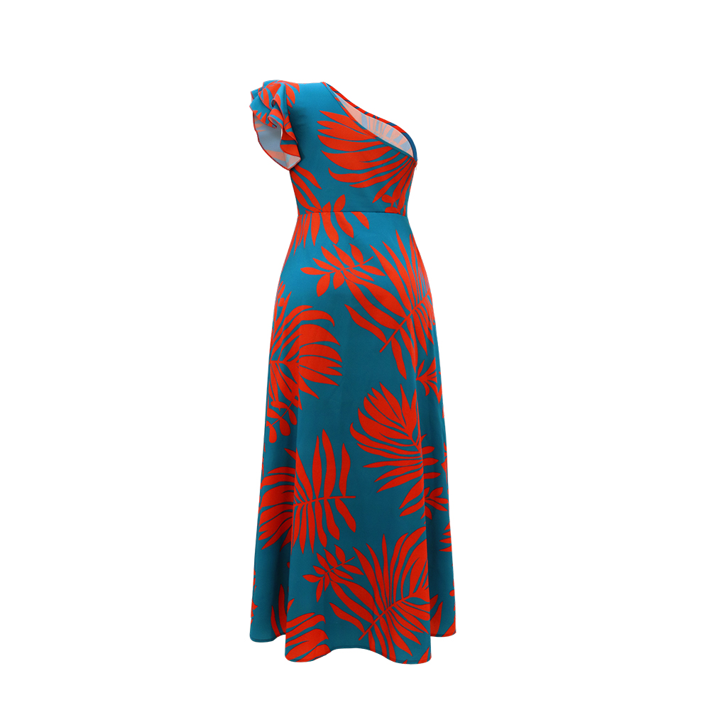 Gaun Maxi cetak tropis satu ba - Women Formal Wear Zara ulasan dan harga