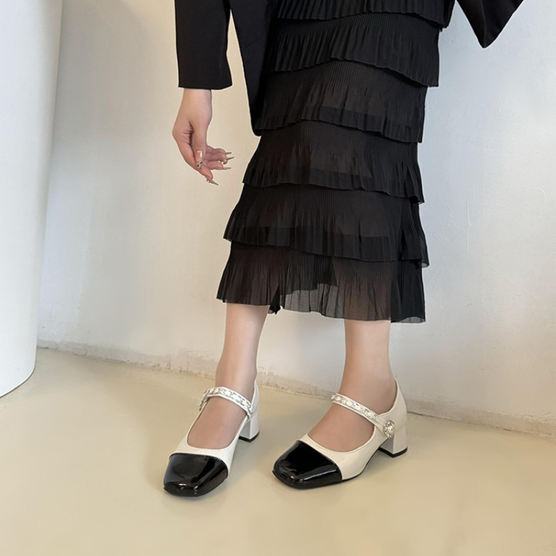 Sepatu Hak Tinggi Tebal Model  - Women Formal Wear Heels ulasan dan harga