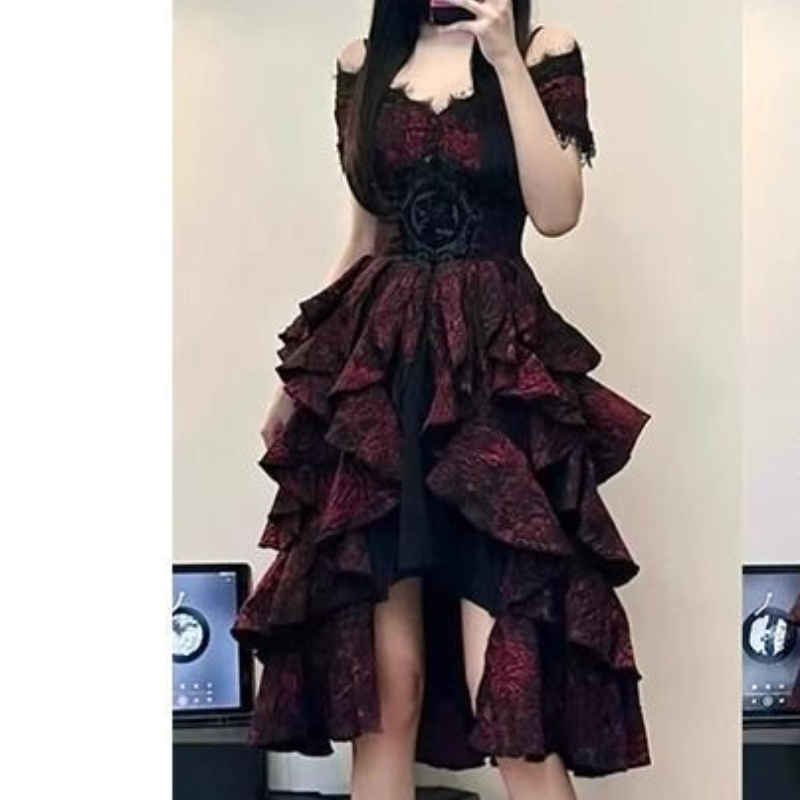 Gaun Putri Gothic Lolita Victo - Victorian Women'S Formal Wear ulasan dan harga