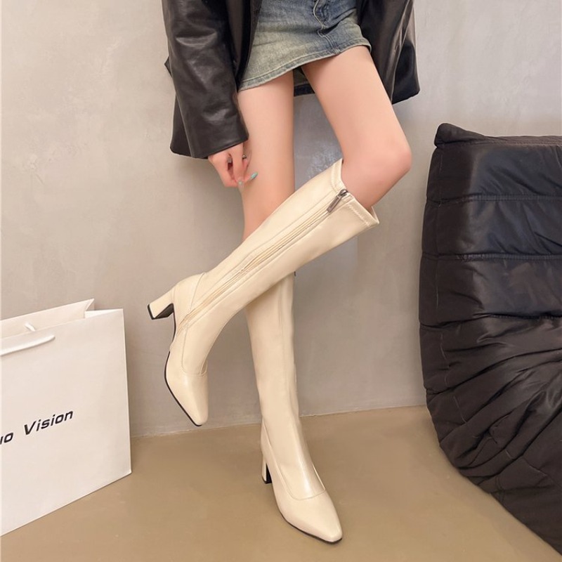 Sepatu Bot Wanita Setinggi Lut - Women Formal Wear Heels ulasan dan harga