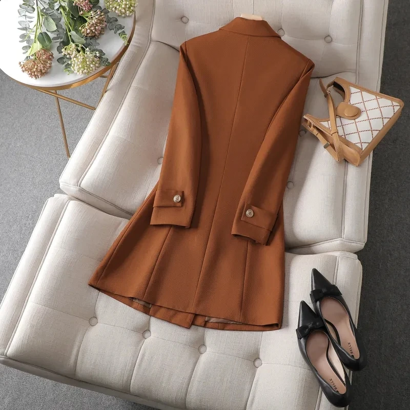 Jaket panjang musim gugur dan  - Women Formal Wear Coat ulasan dan harga