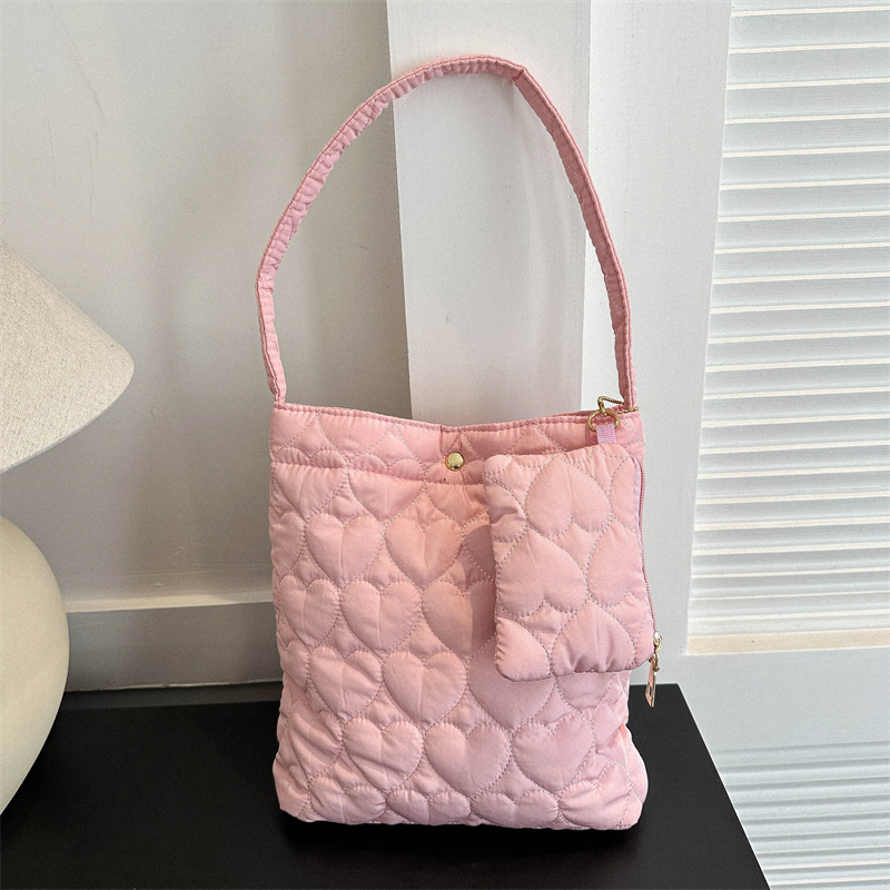 Tas Tote Berwarna Solid Model  - Shoulder Bag Structured ulasan dan harga
