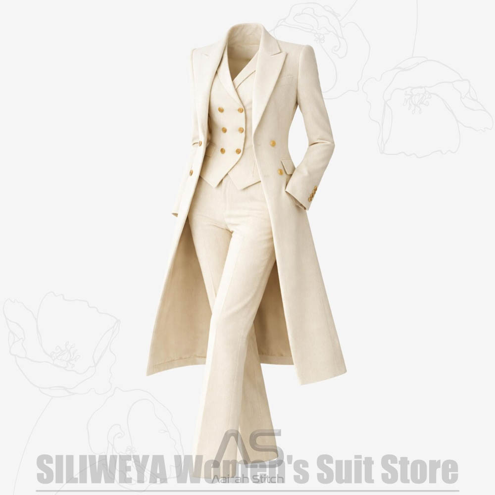 Setelan Wanita 3 Potong Jas Pa - Women Formal Wear Coat ulasan dan harga