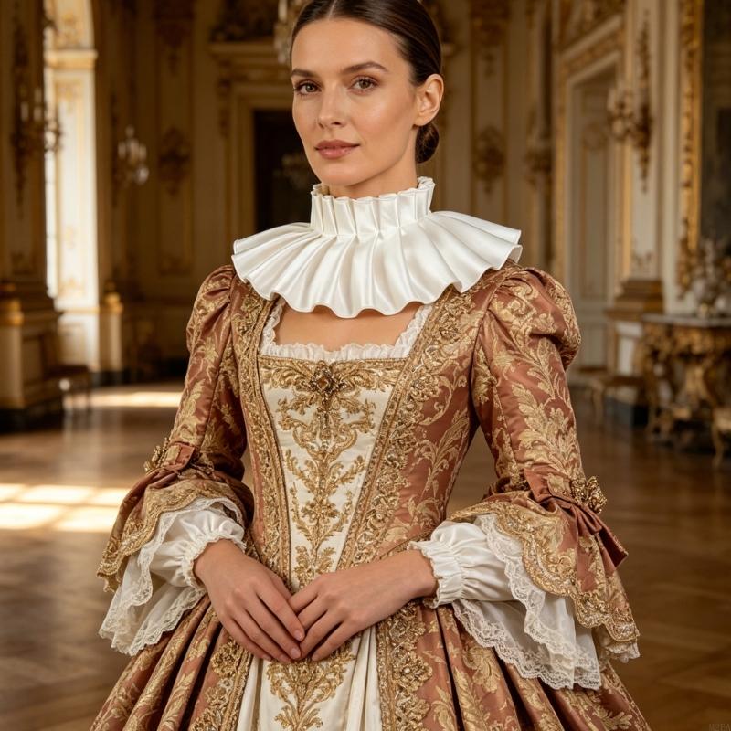 Kerah Dekoratif Baru 2025 Kera - Victorian Women'S Formal Wear ulasan dan harga