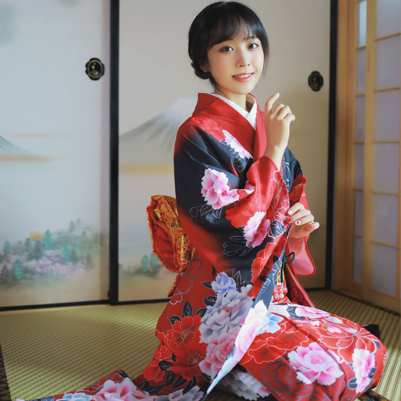 Kimono Jepang Wanita untuk Aca - Japanese Women Formal Wear ulasan dan harga