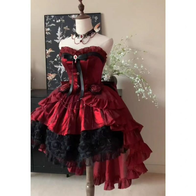 Gaun Lolita Elegan Manis Gaya  - Victorian Women'S Formal Wear ulasan dan harga