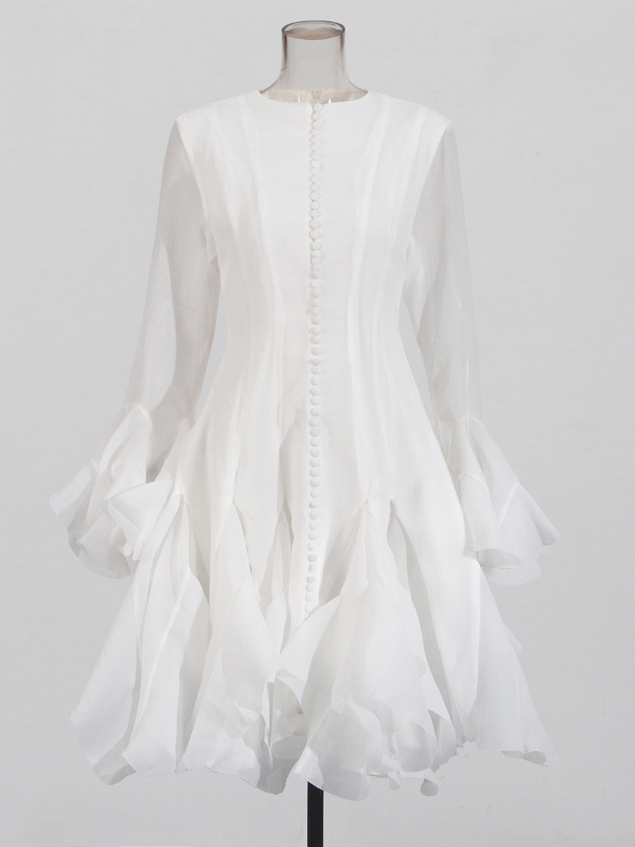 TWOTWINSTYLE Gaun Ruffle Tamba - Women Formal Wear Zara ulasan dan harga