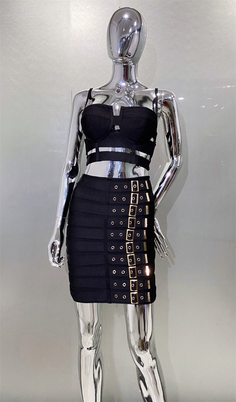Gaun Prom Wanita Hitam Putih M - Women'S Formal Evening Wear Tops ulasan dan harga